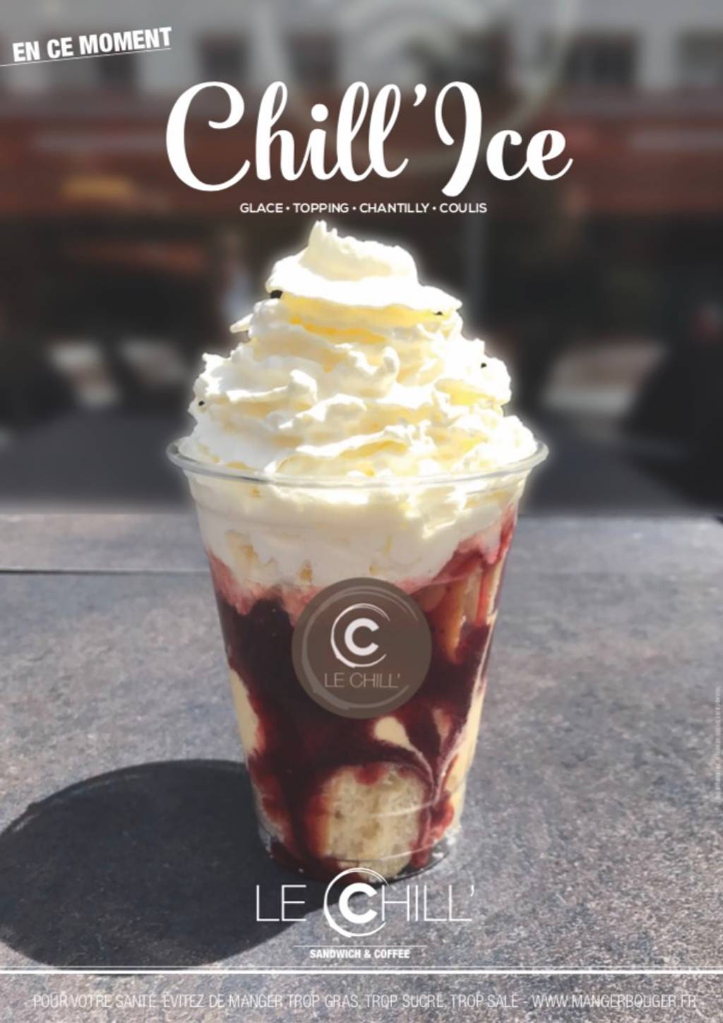 Le Chill' - La Défense Sandwich Courbevoie - Food Whipped cream Dessert Cuisine Cream