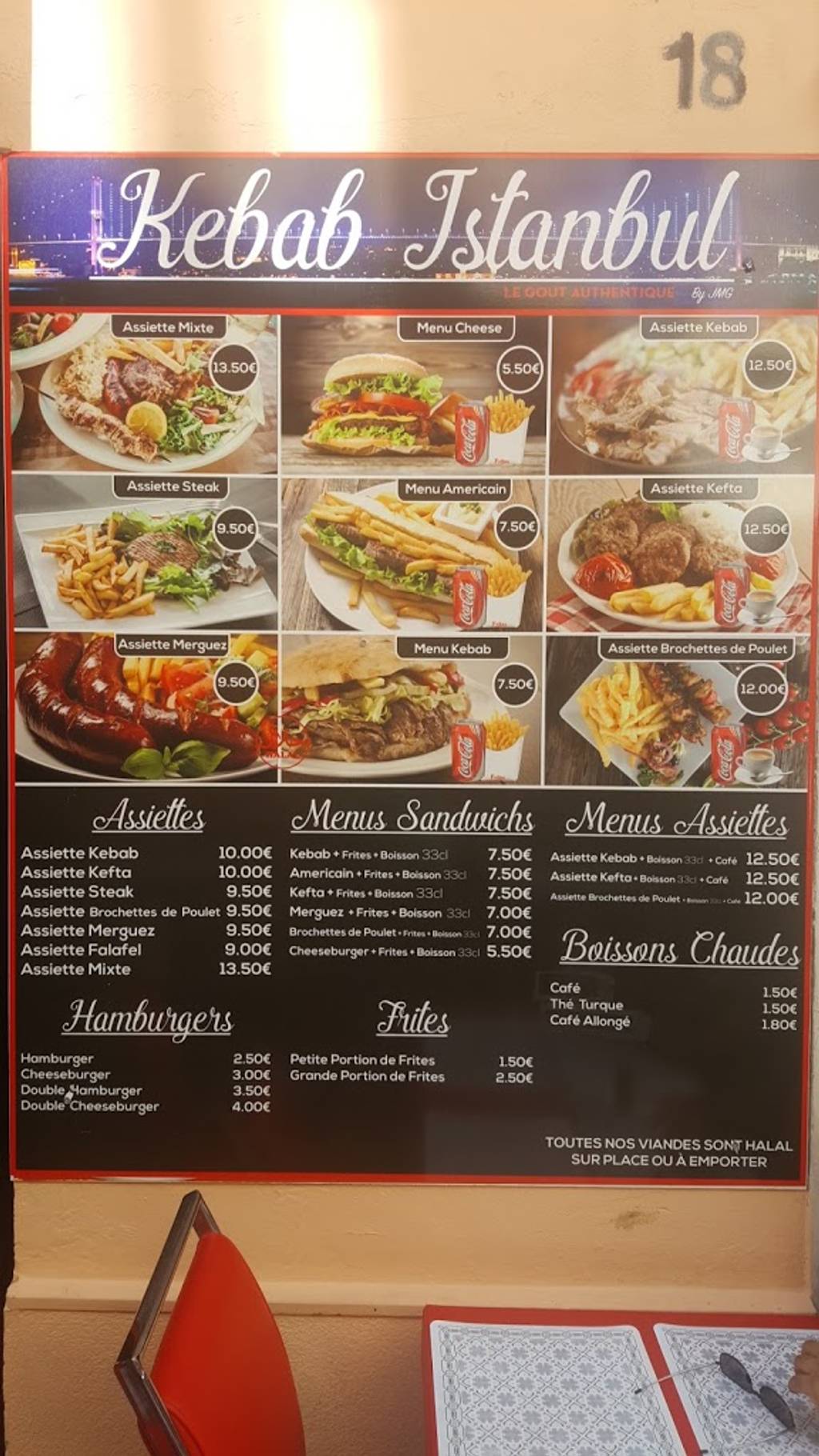 Kebab Istanbul Fast-food Antibes - Menu Food Cuisine Meal Dish