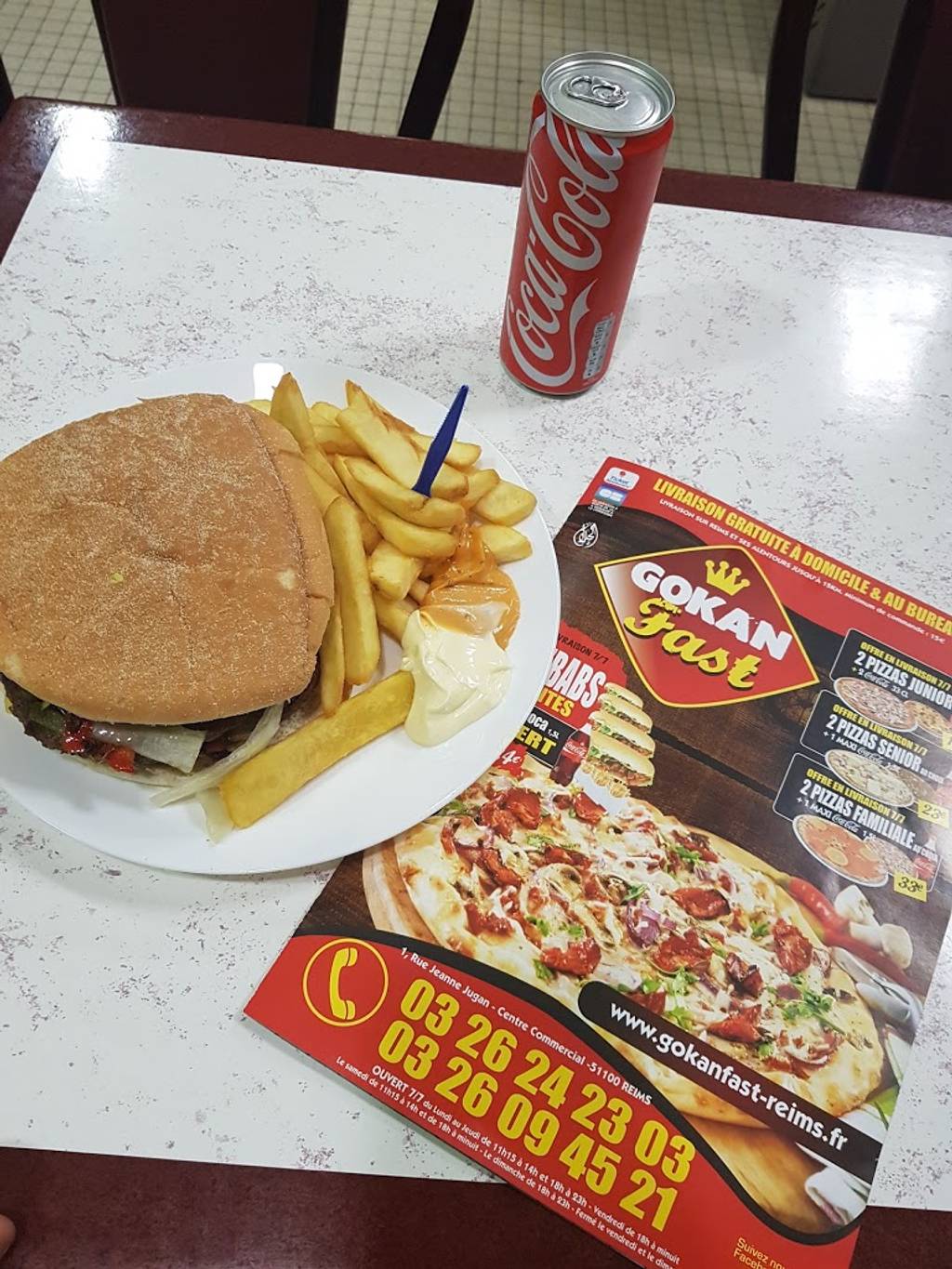 gokan Fast Burger Reims - Food Junk food Fast food Dish Cuisine