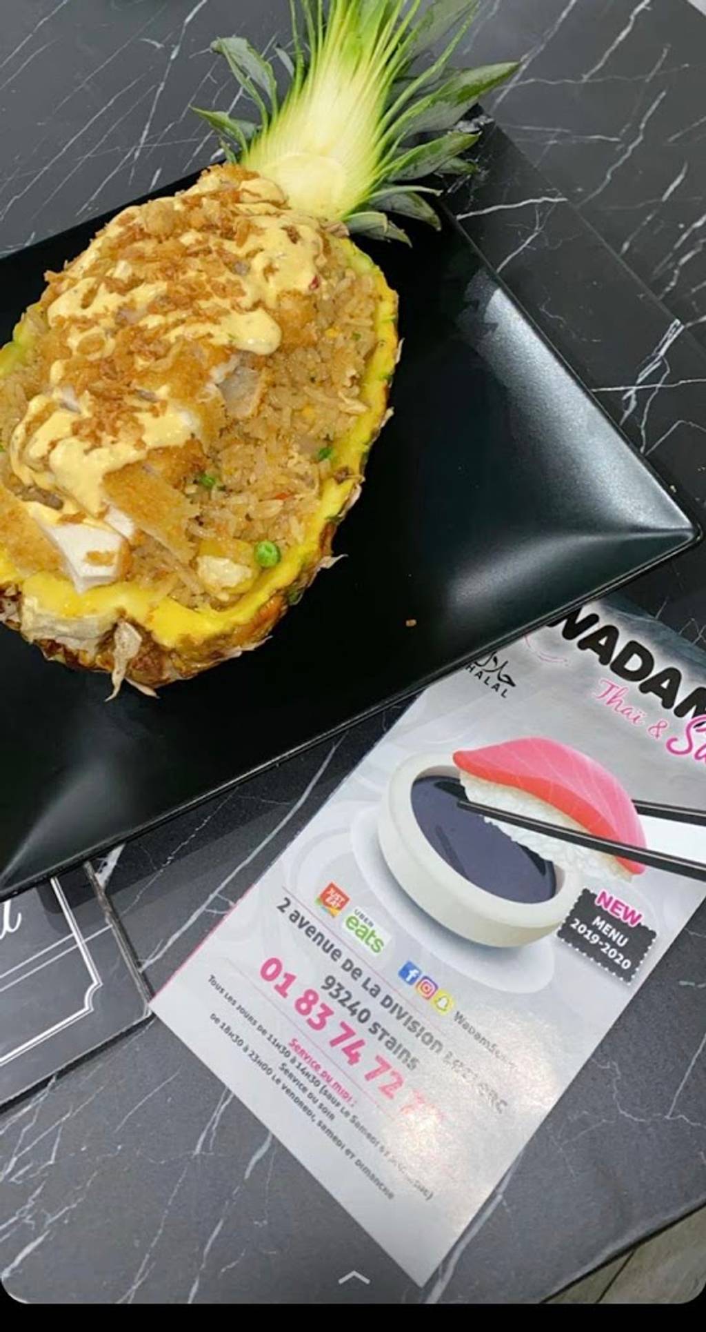 wadam sushi Japonais Stains - Food Pineapple Dish Cuisine Ingredient