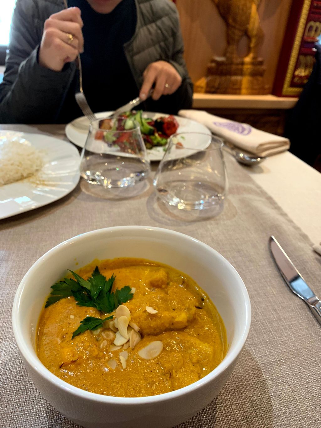 Le Taj indien Lyon - Dish Food Cuisine Yellow curry Curry