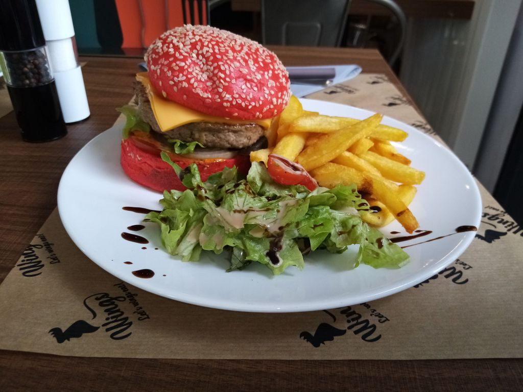 Delicious Paris - Dish Food Junk food Cuisine Buffalo burger