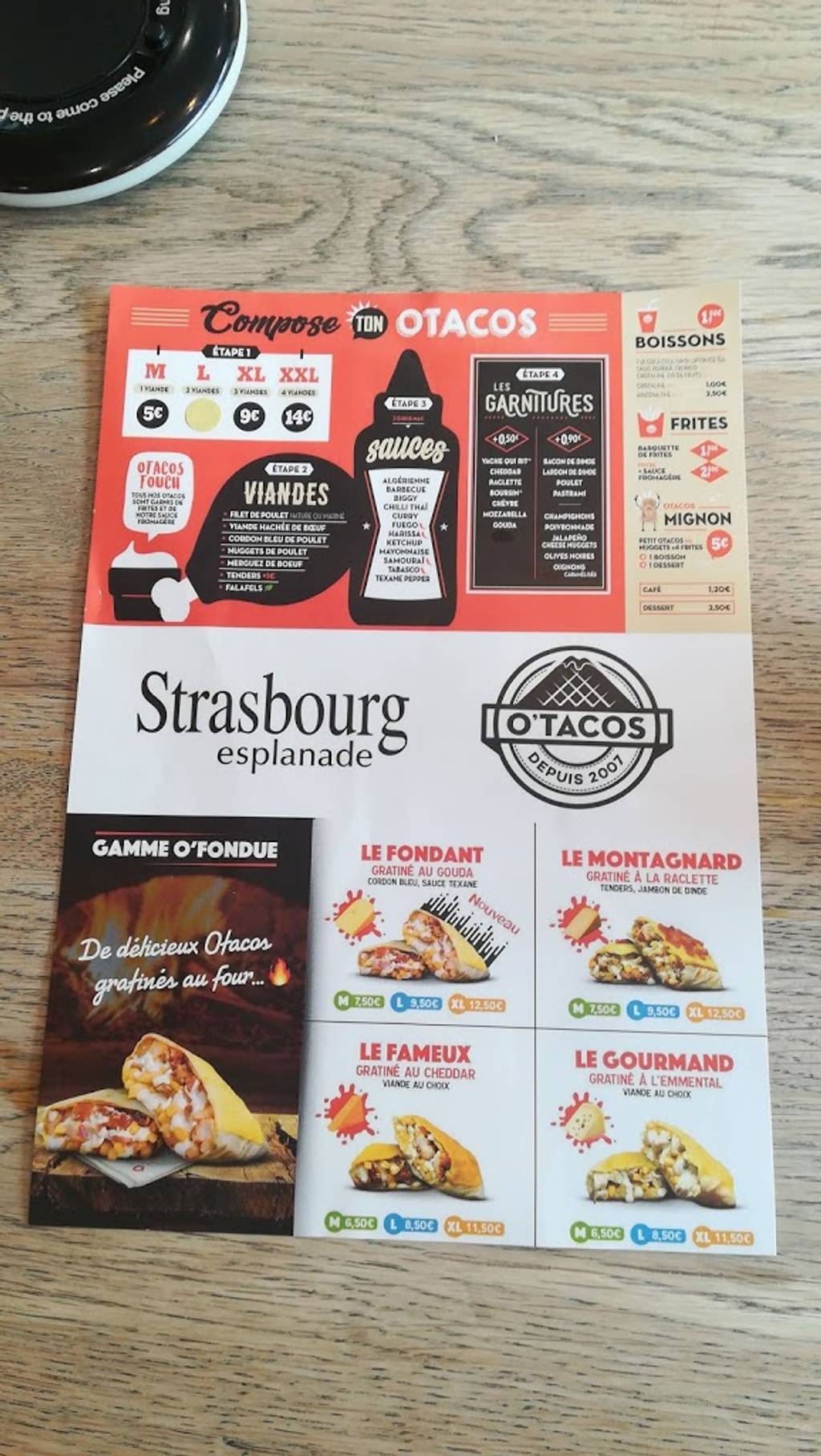 O'Tacos Fast-food Strasbourg - Advertising Recipe Font Snack Cuisine