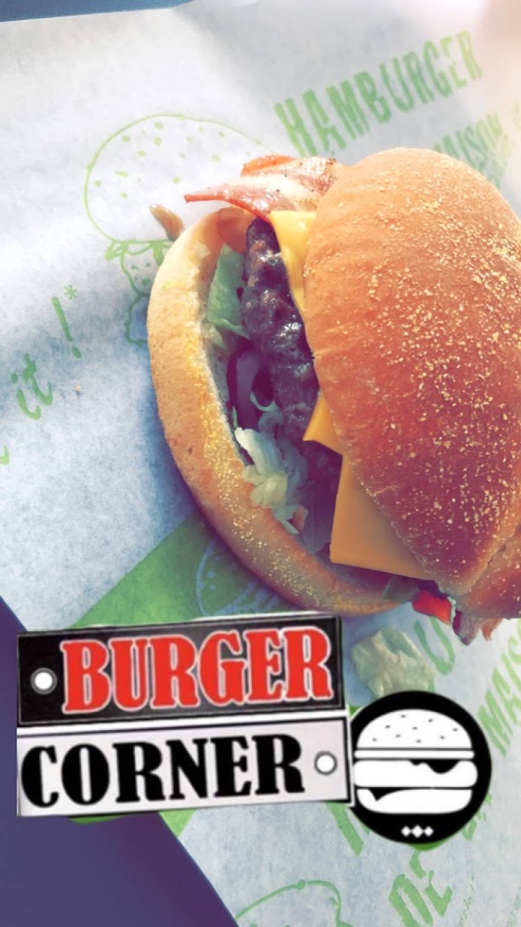 Burger Corner Burger Tourcoing - Fast food Food Junk food Bun Cuisine