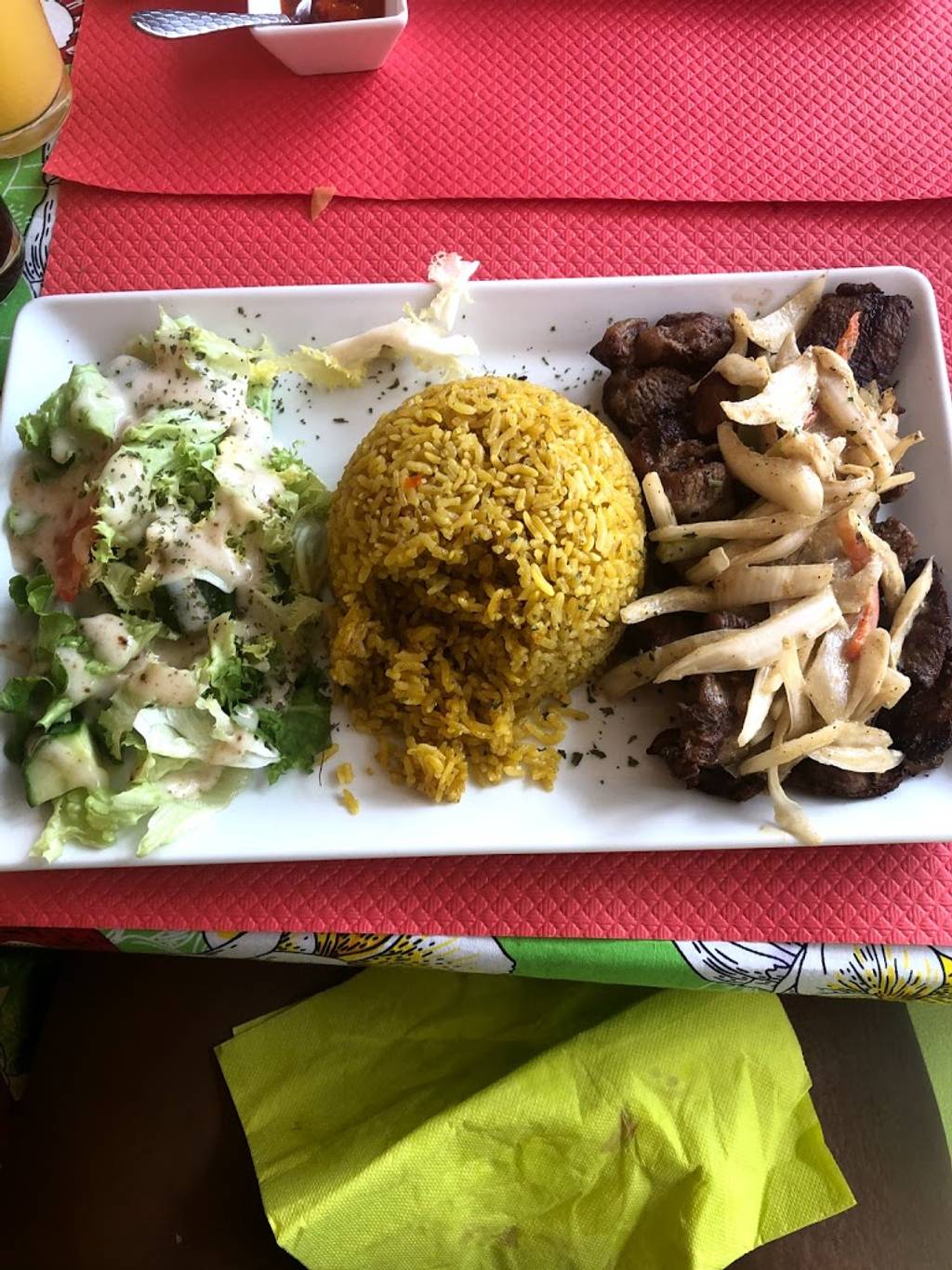 Le Nouveau Dakar Bondy - Food Tableware Ingredient Recipe Rice