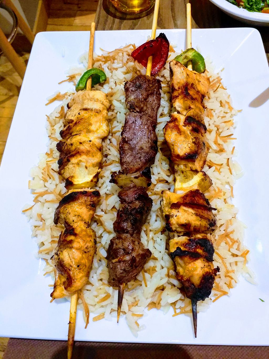 La Vallée du Liban Marseille - Dish Food Cuisine Souvlaki Skewer