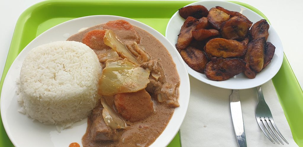 AFRICARAÏB FOOD Afro-Caribéen Courcouronnes - Dish Food Cuisine White rice Steamed rice