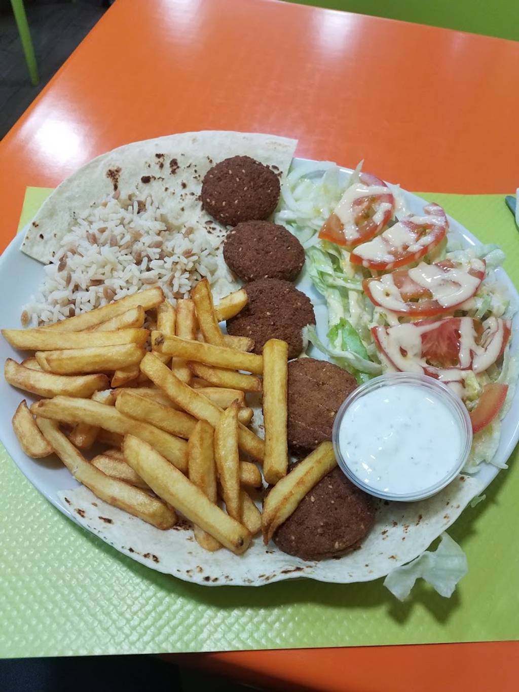 Sylane Kebab Cannes - Dish Food Cuisine Junk food French fries