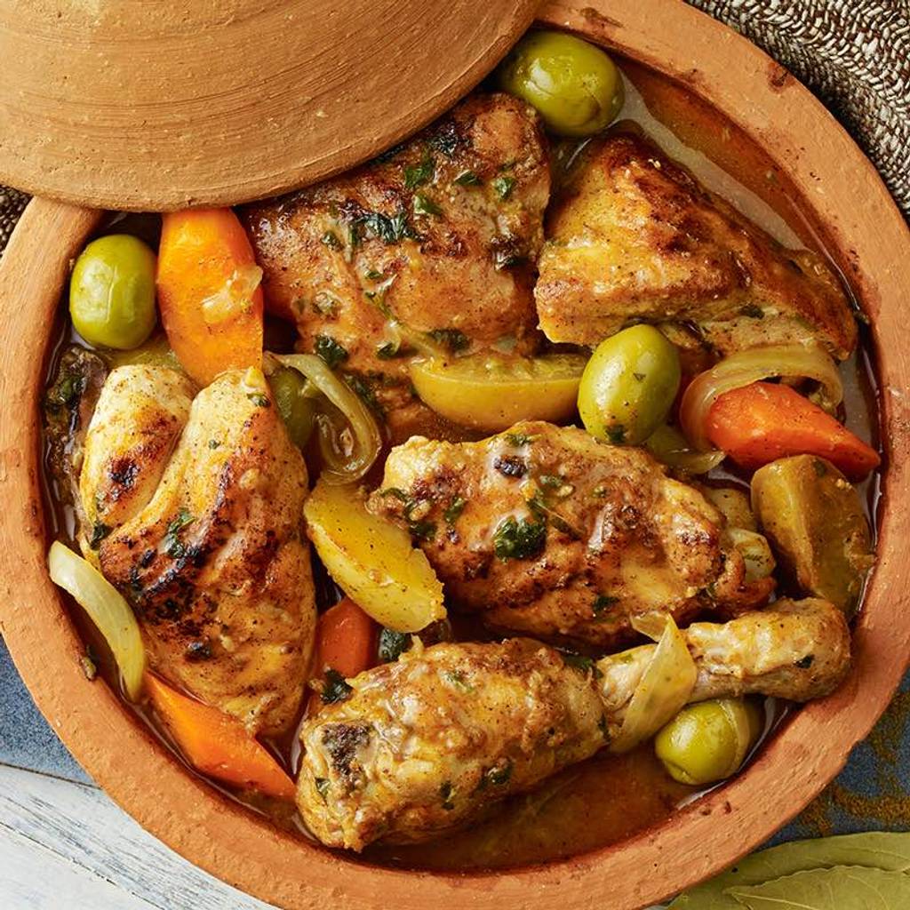 Les Merveilles Du Maroc Paris - Food Ingredient Recipe Chicken meat Leaf vegetable