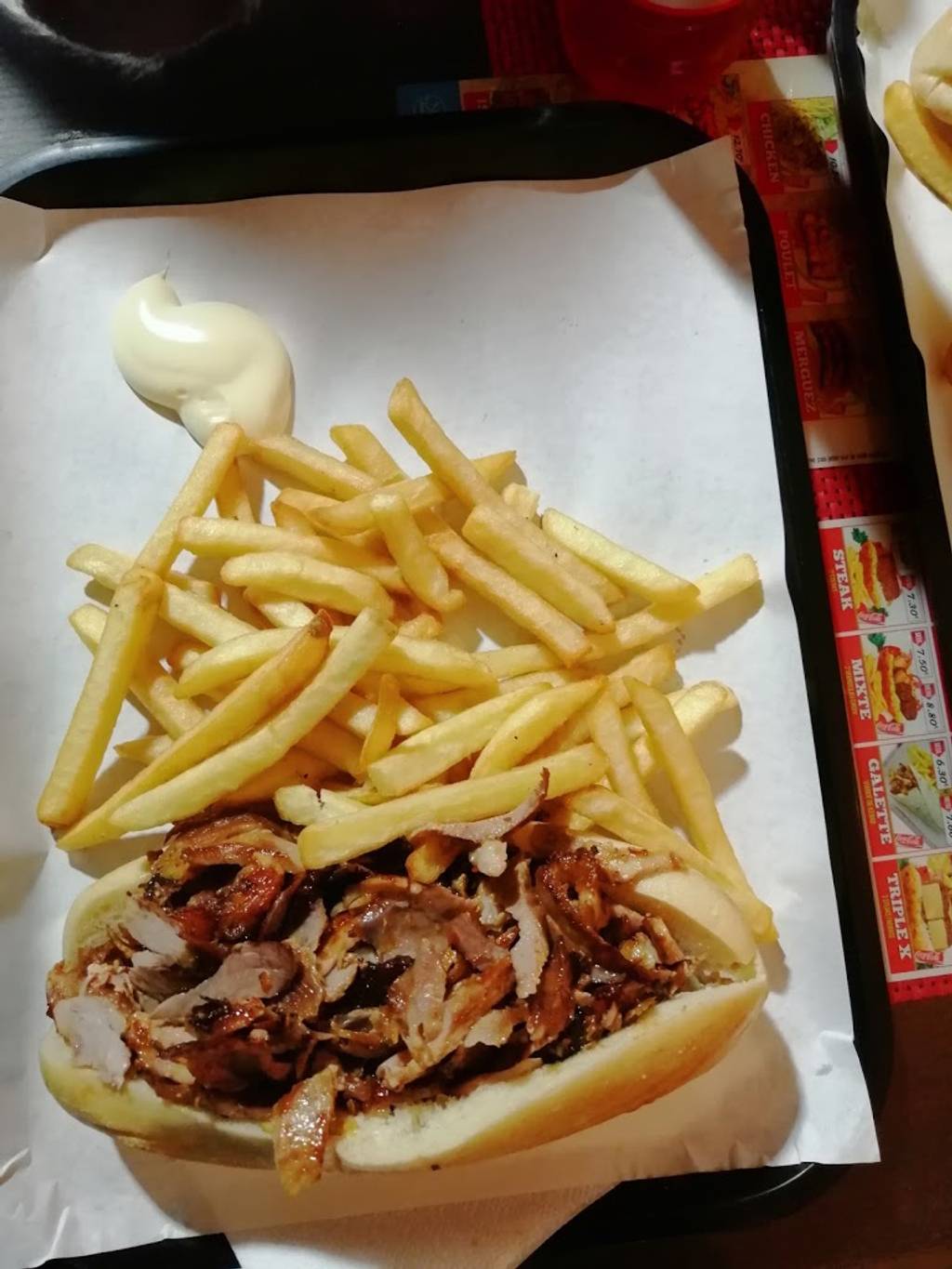 Kebab Chez Dilan Fast-food Persan - Dish Food French fries Junk food Fast food