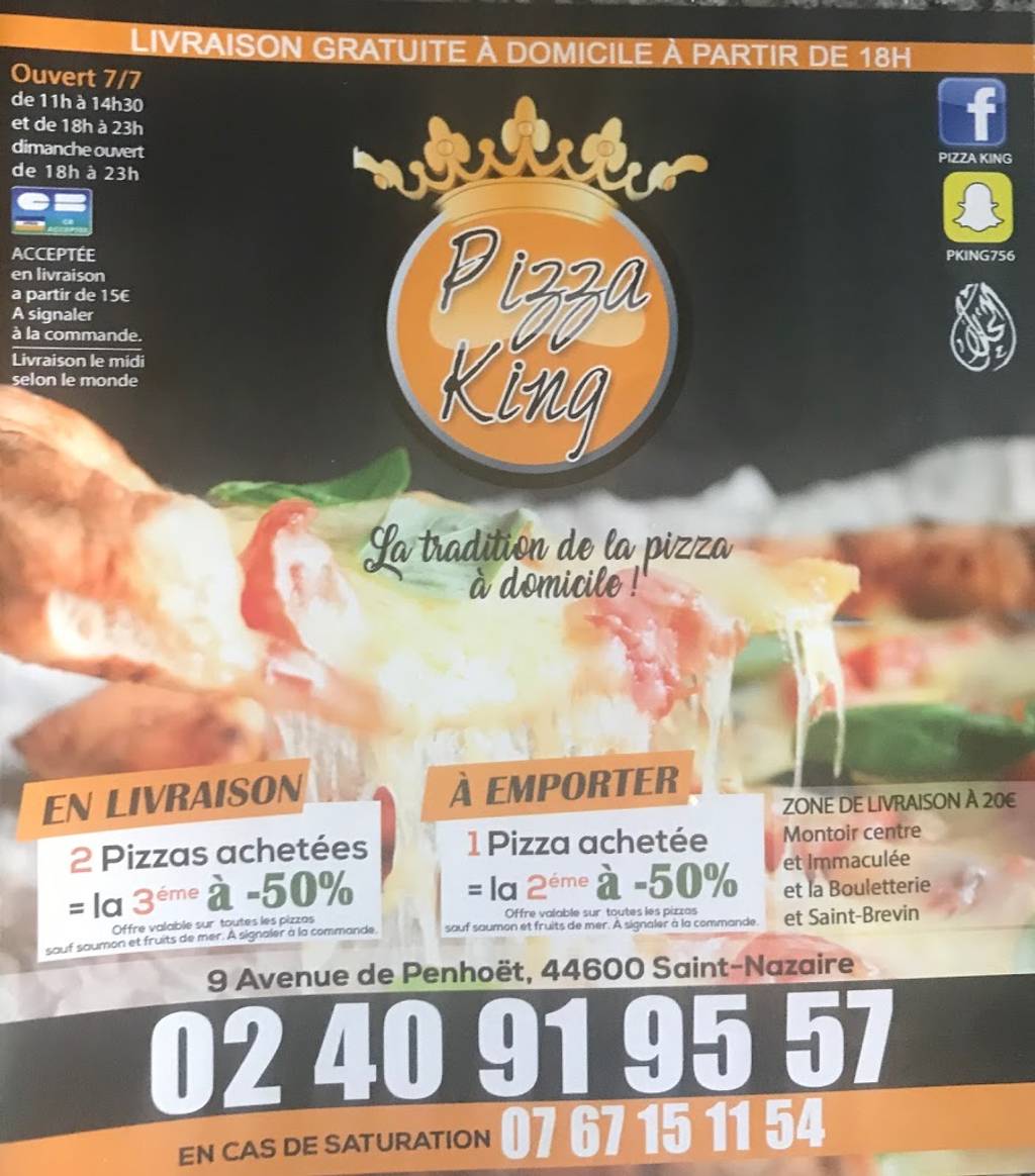 Pizza King Saint-Nazaire - Food Ingredient Recipe Cuisine Turkey meat