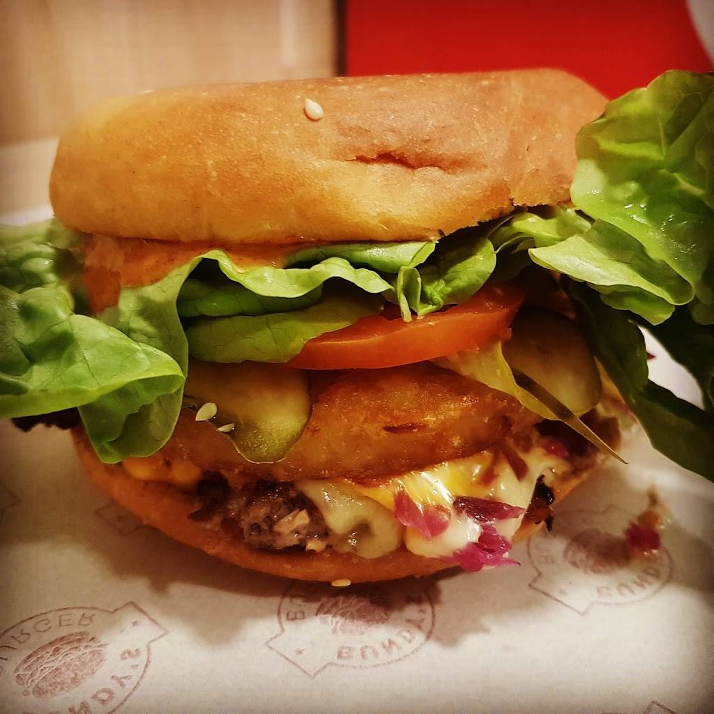 Bundy's Burger Avignon - Food Bun Sandwich Staple food Recipe