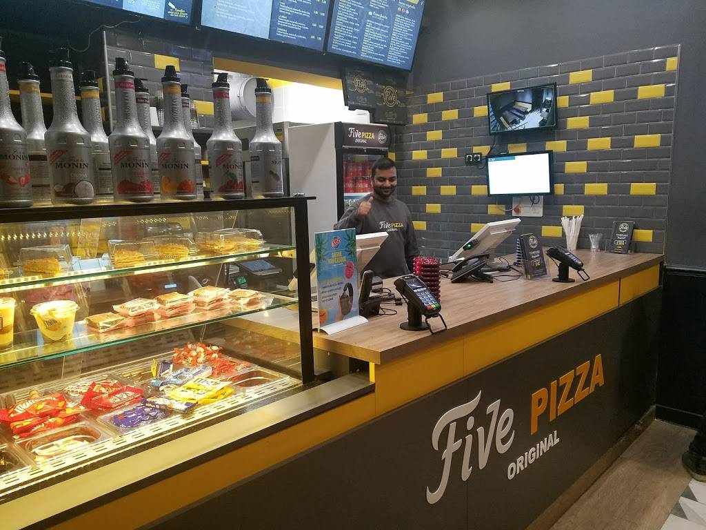 Five Pizza Original - Saint-Michel Paris - Food Shelf Product Building Interior design