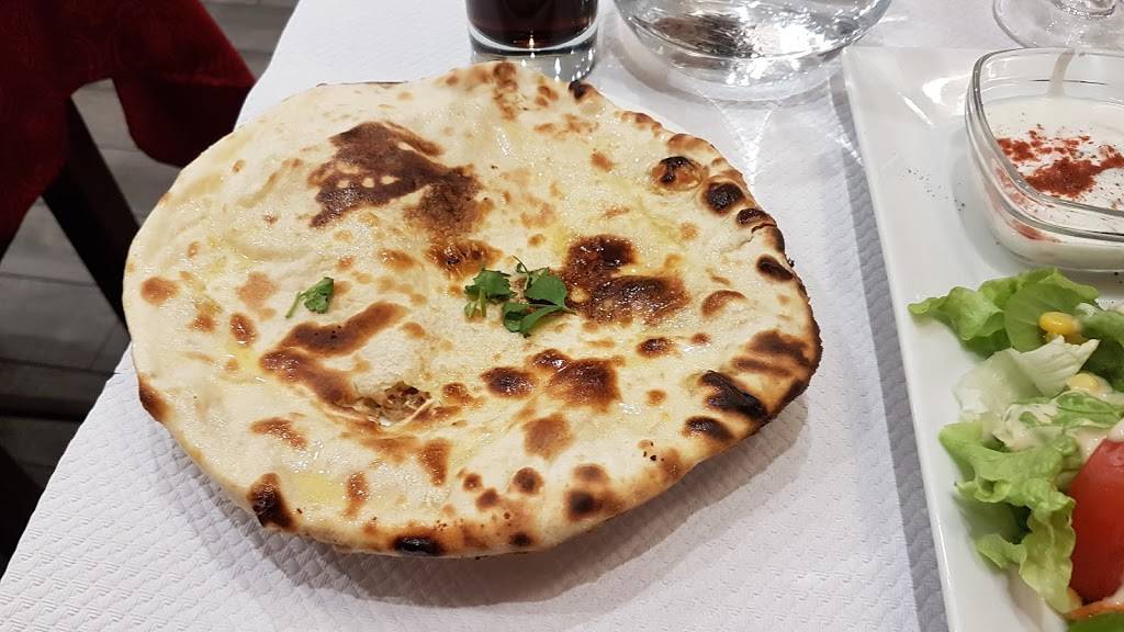 Penjabi Grill Lyon - Dish Food Cuisine Naan Kulcha