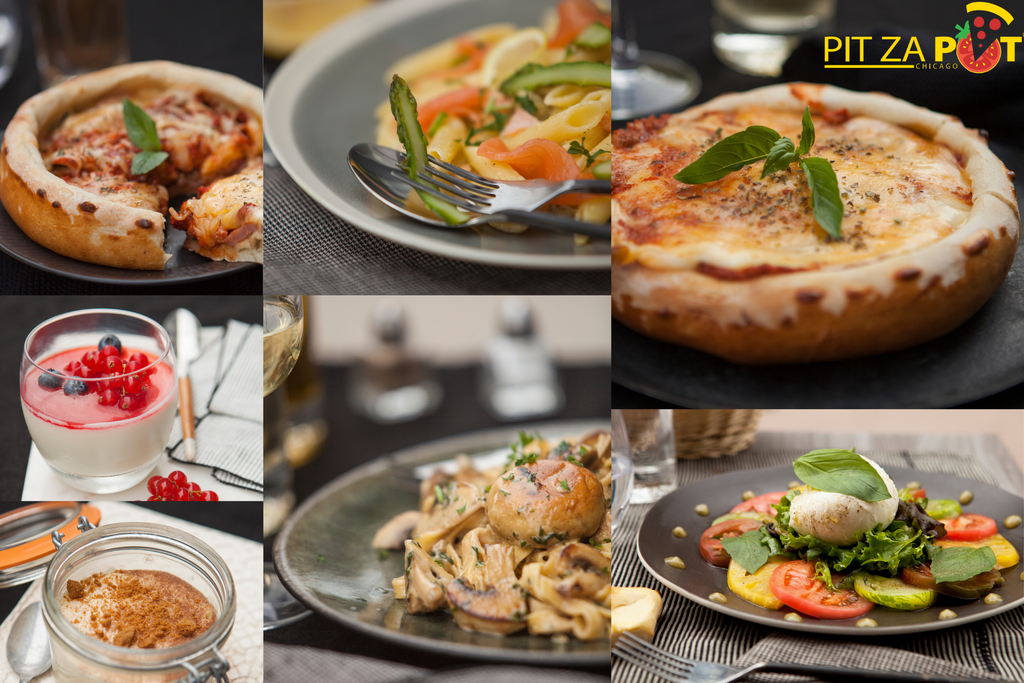 PIT ZA POT ® La Pizza gourmande de Chicago Pizza Lyon - Dish Food Cuisine Ingredient Meal