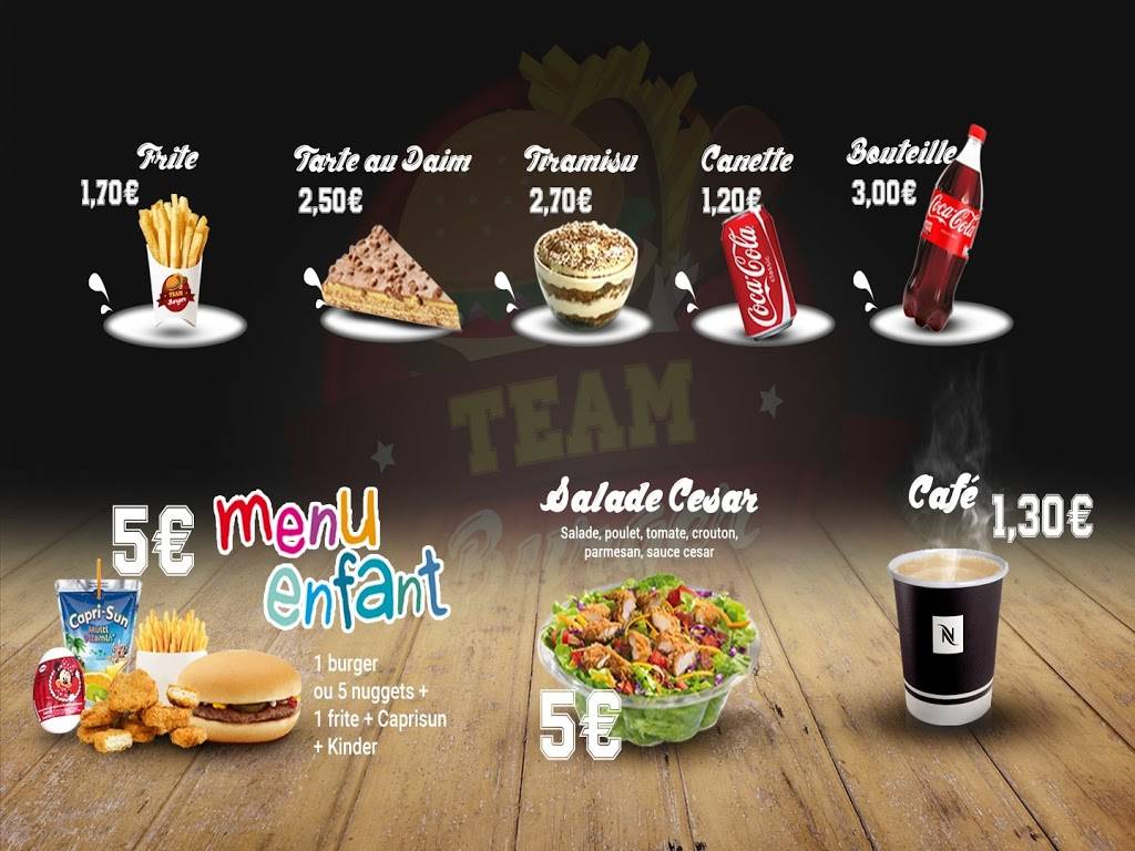 Team Burger Burger Roubaix - Junk food Fast food Food Font Dish