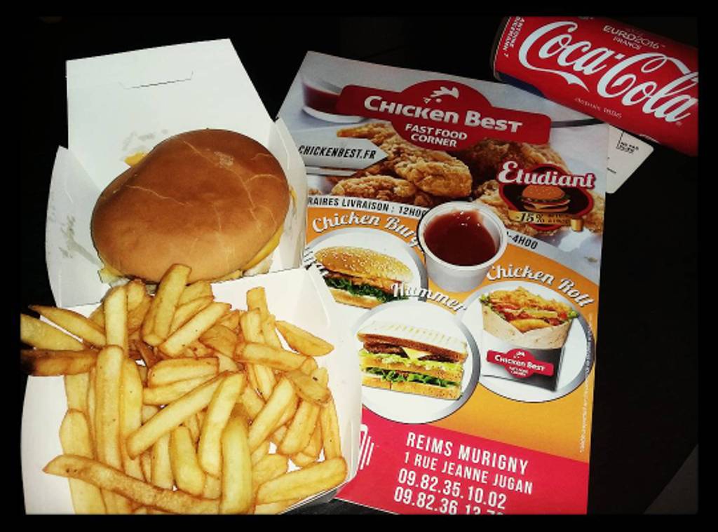 Chicken Best Murigny Reims - Dish Food Junk food Fast food French fries
