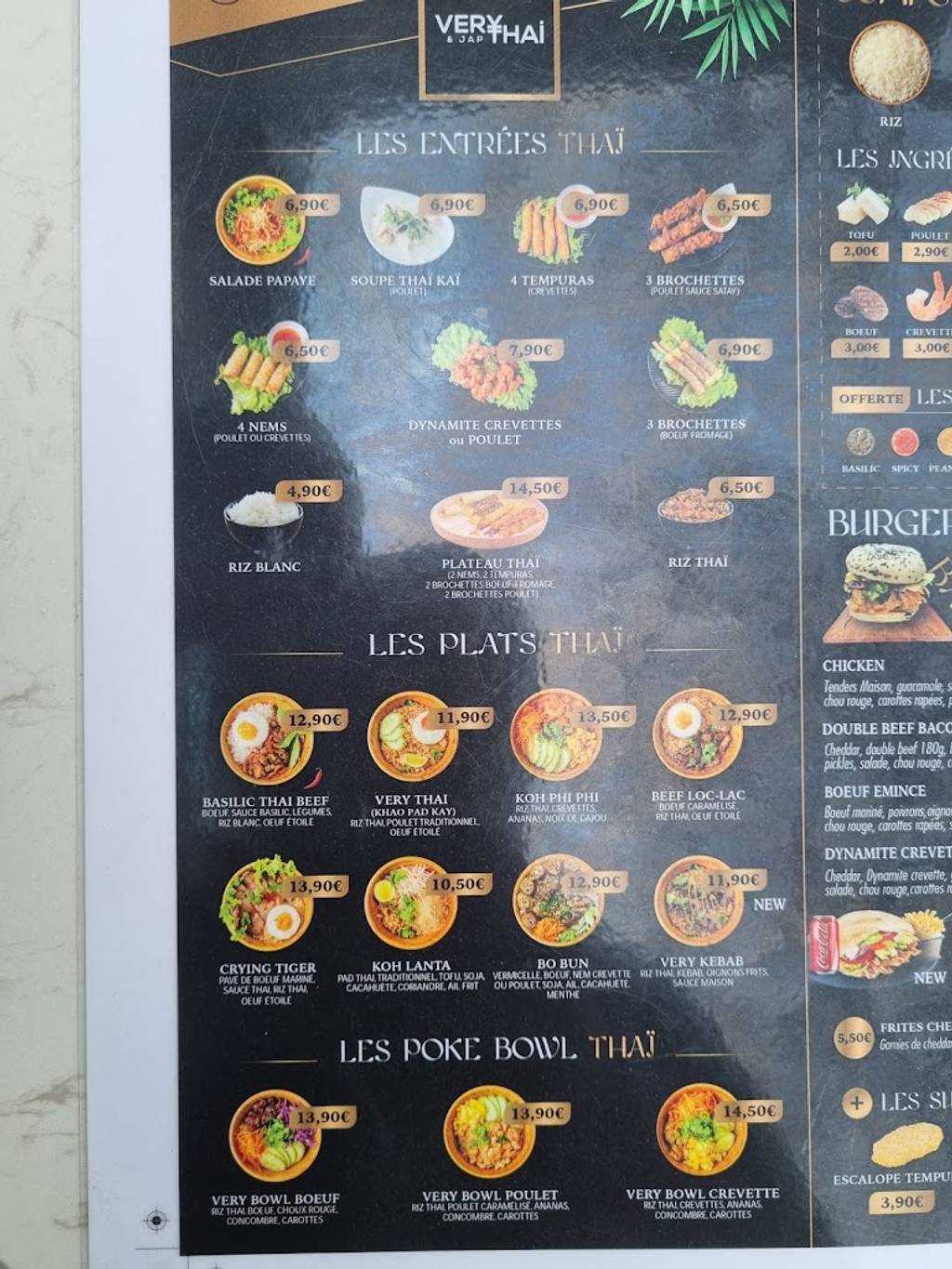 Very thaï & Jap Les Pavillons-sous-Bois - Recipe Font Poster Tableware Advertising