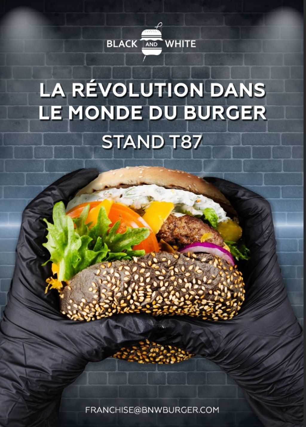 Black & White Burger Châtelet Paris - Natural foods Food Vegan nutrition Cuisine Superfood