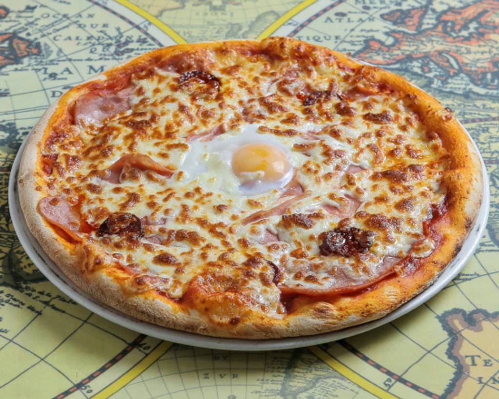 Pizza Pronto Paris - Food Tableware Fried egg Ingredient Recipe