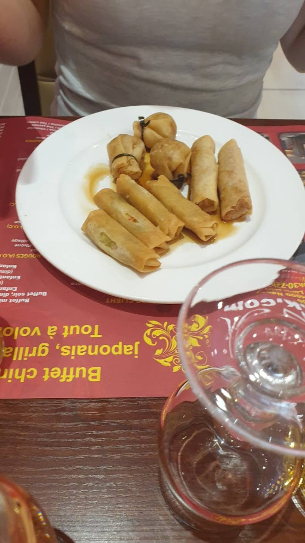 LINE WOK Japonais Nancy - Dish Food Cuisine Lumpia Spring roll