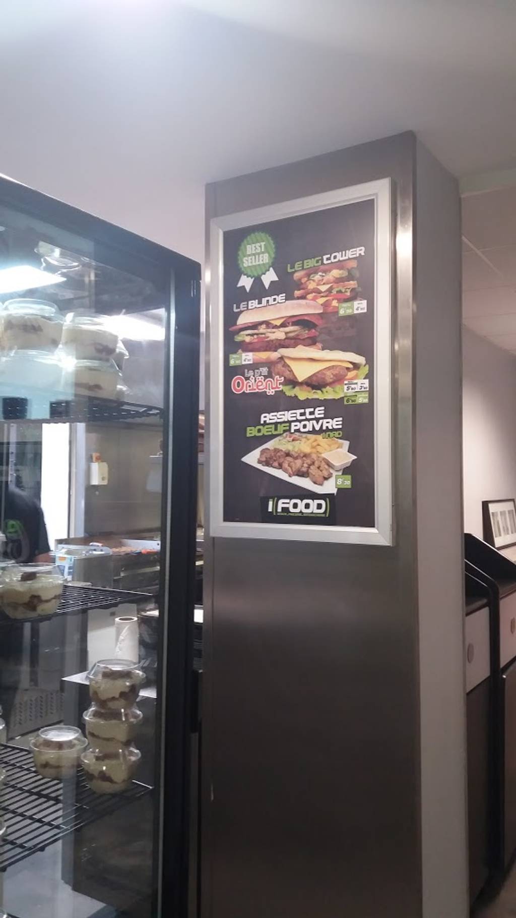 IFood - Douai Burger Douai - Display case Fast food Refrigerator Fast food restaurant Food
