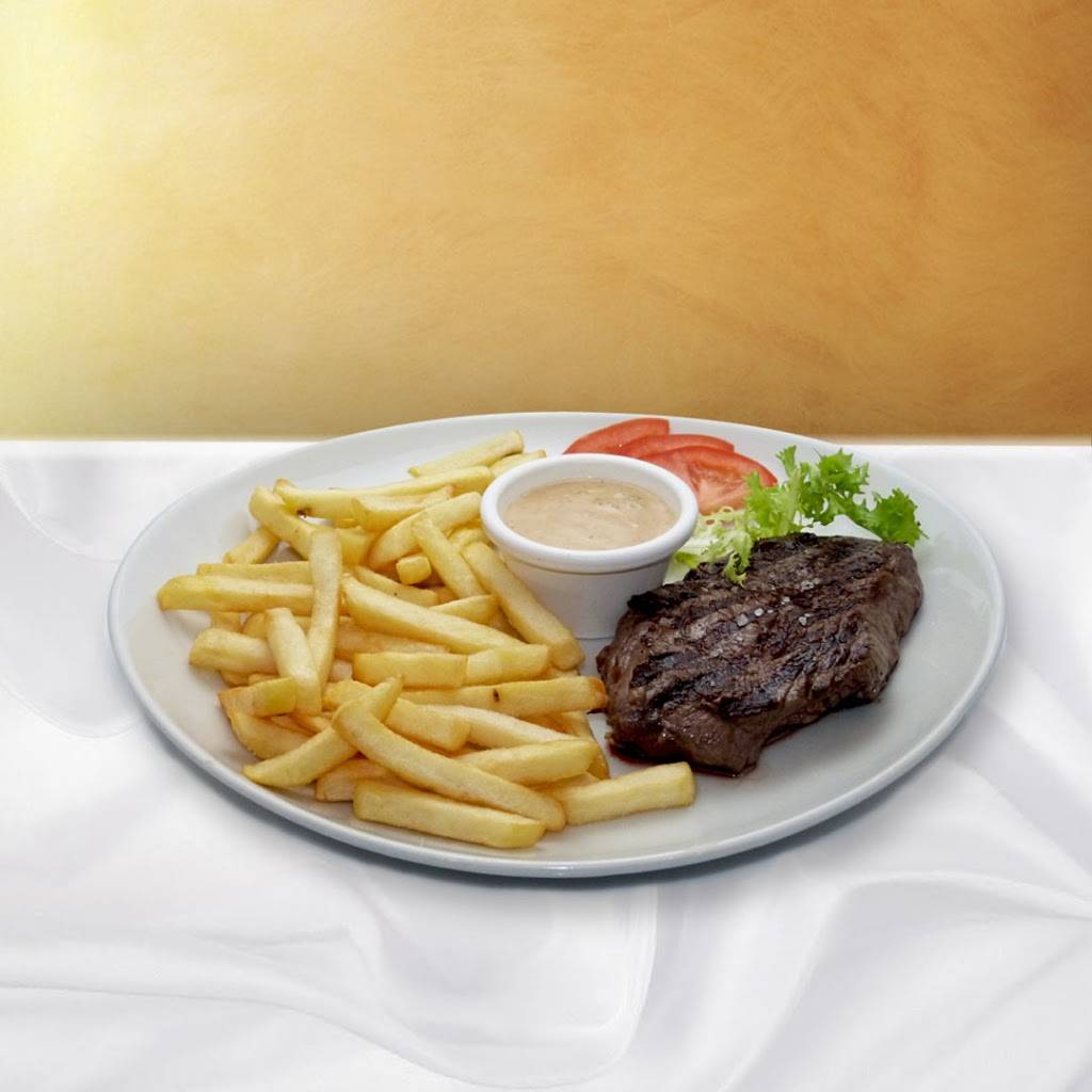 Jet Set Restaurant Paris - Dish Food French fries Cuisine Steak frites