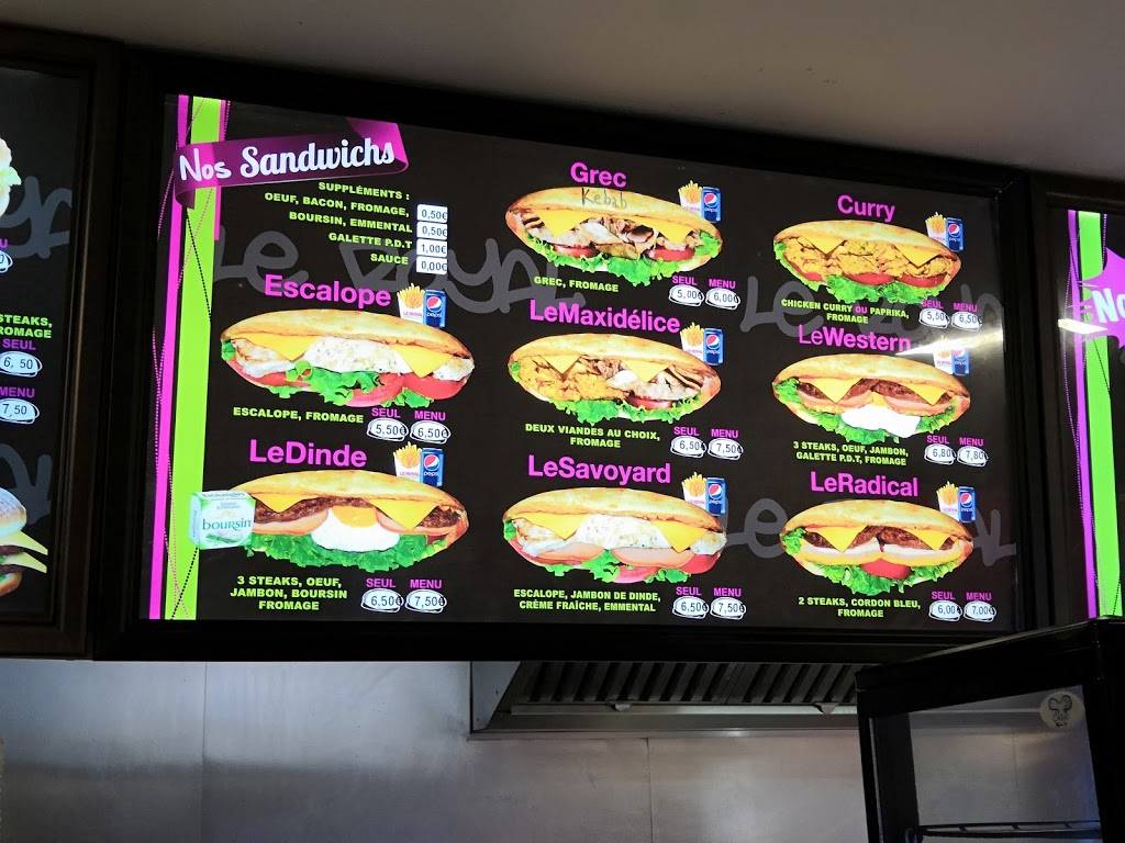 Kebab Annabi Fast-food Orléans - Display advertising Fast food Display device Machine Convenience food
