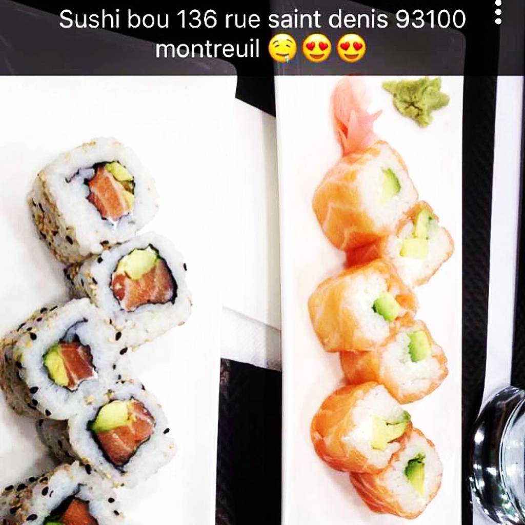 Sushi Bou. Japonais Montreuil - Dish Cuisine Sushi Food California roll