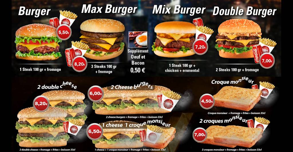 Le palmier 2004 Burger Bobigny - Fast food Junk food Food Hamburger Cheeseburger