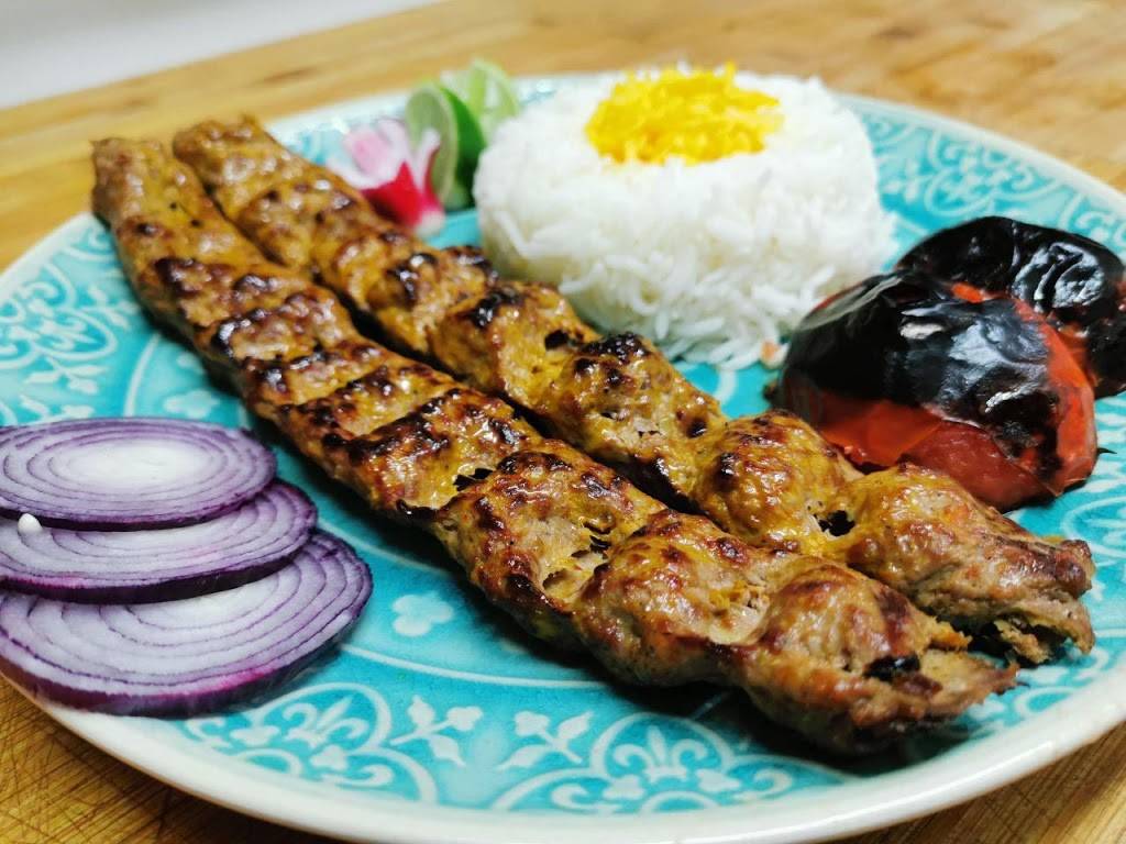 Restaurant iranien TORANJ Paris - Dish Food Cuisine Chelow kabab Ingredient