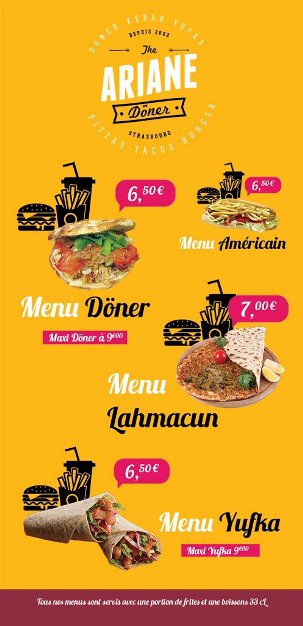 Restaurant Pizza Kebab Ariane Strasbourg - Food Cuisine Dish Convenience food Comfort food