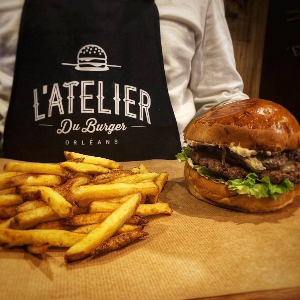 L'atelier du Burger - Orléans madeleine Burger Orléans - Junk food Food Fast food Hamburger French fries