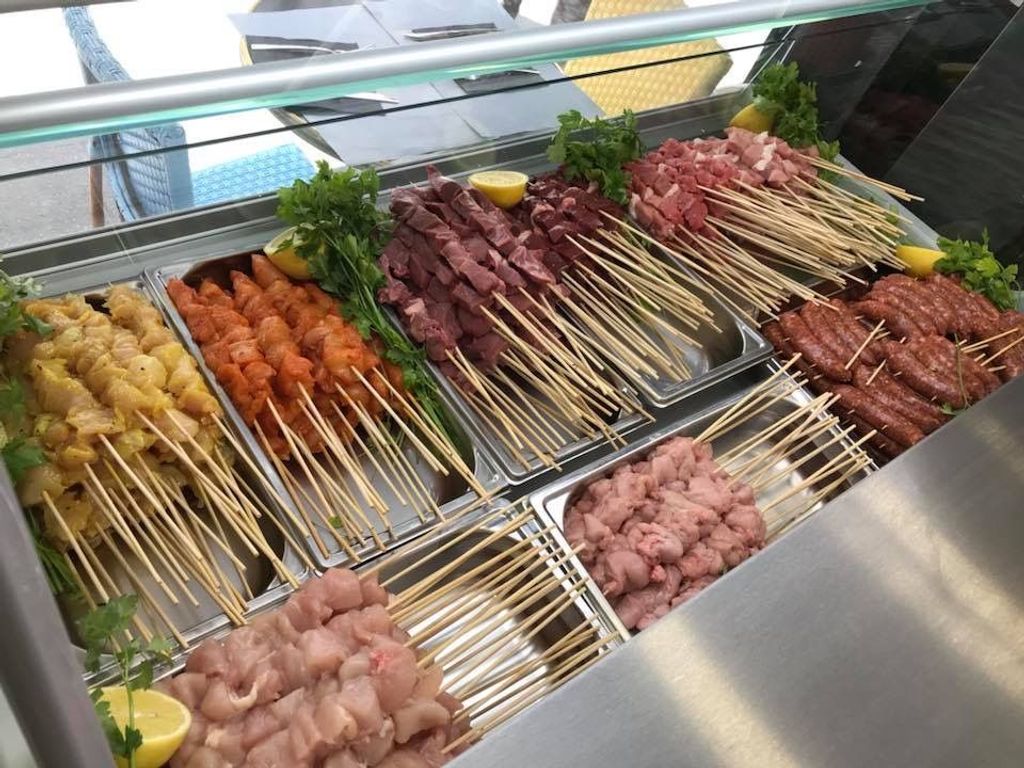 Les Délices de la Forge Royale Paris - Food Skewer Dish Satay celup Cuisine