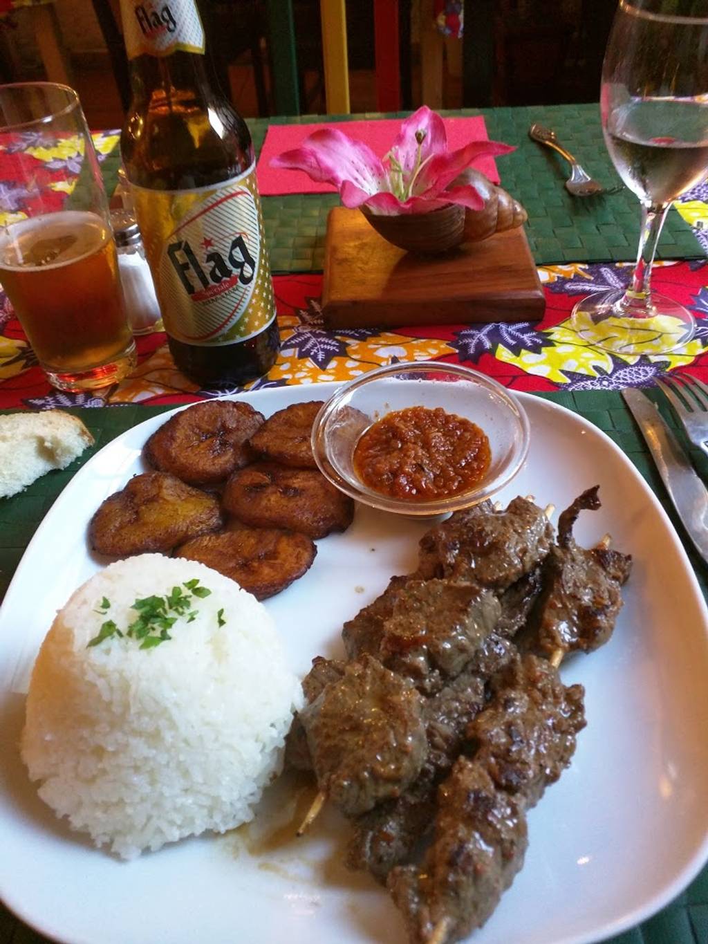 LA P'TITE AFRIK Bordeaux - Dish Food Cuisine White rice Ingredient