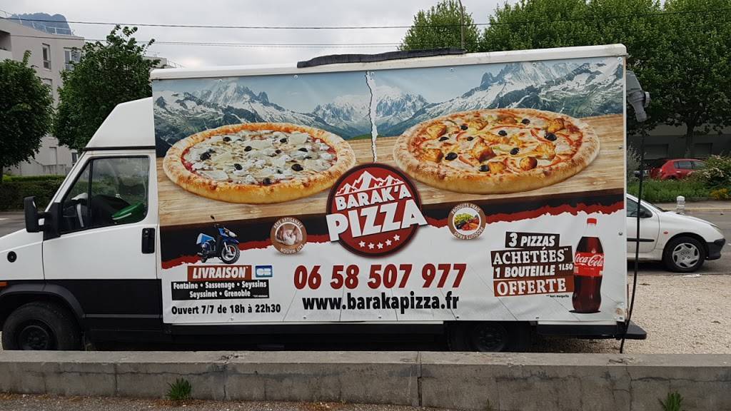 Baraka Pizza Fontaine Fast-food Fontaine - Food Dish Cuisine Advertising Fast food