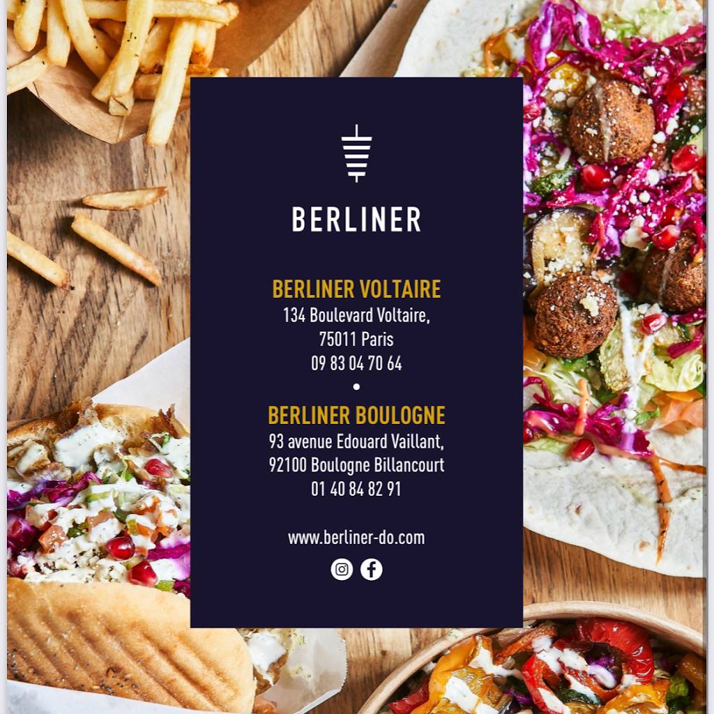 Berliner Das Original - Kebab Fast-food Boulogne-Billancourt - Cuisine Food Dish Junk food Natural foods
