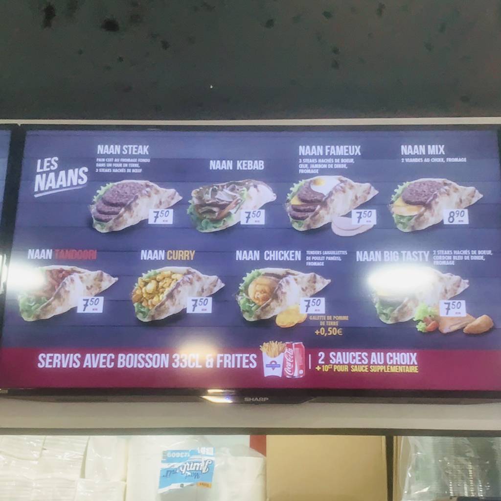 Food station cergy Cergy - Advertising Junk food Display advertising Fast food Cuisine