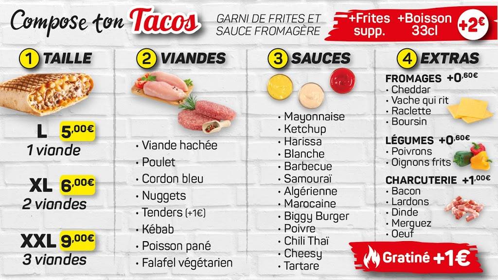 Full Tacos Montpellier - Food group Menu Food Fast food Cuisine