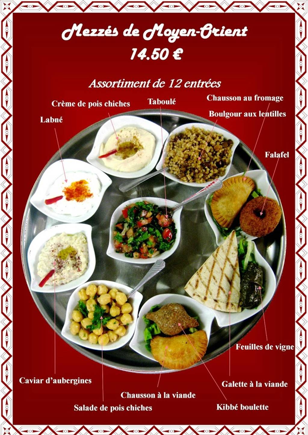 Le Moyen Orient Libanais Marseille - Dish Food Cuisine Meal Ingredient