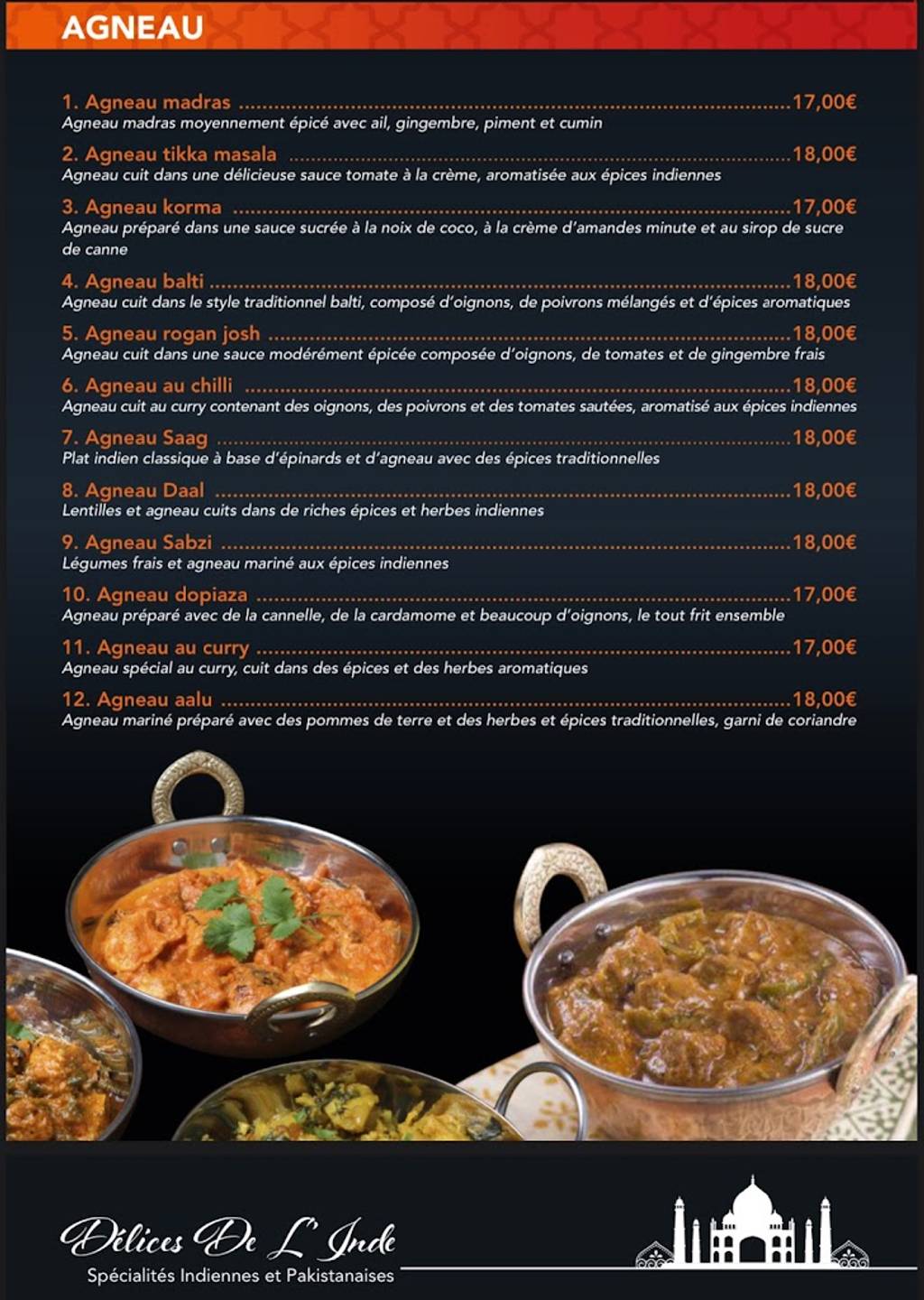 Délices de L'Inde Mulhouse - Food Tableware Ingredient Recipe Cuisine