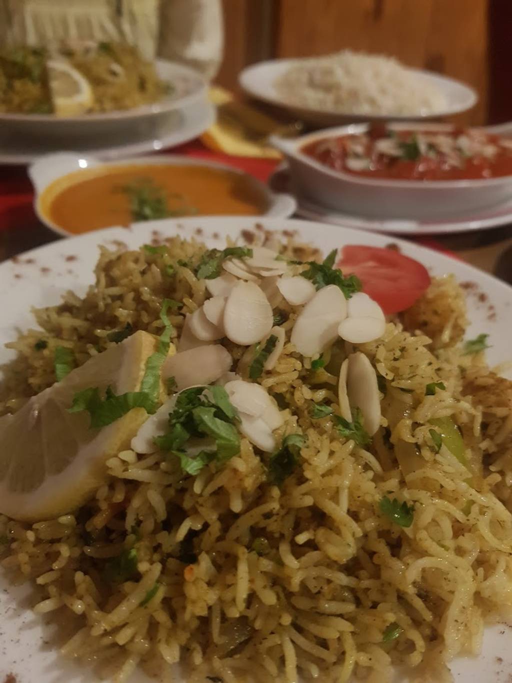 Délices de L'Inde Mulhouse - Food Tableware Plate Staple food Rice noodles