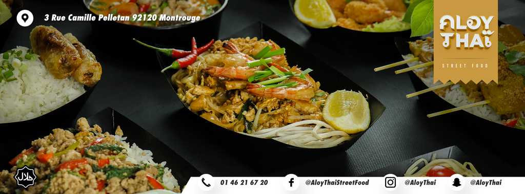 Aloy Thai - Montrouge Thaïlandais Montrouge - Food Cuisine Dish Thai fried rice Pad thai