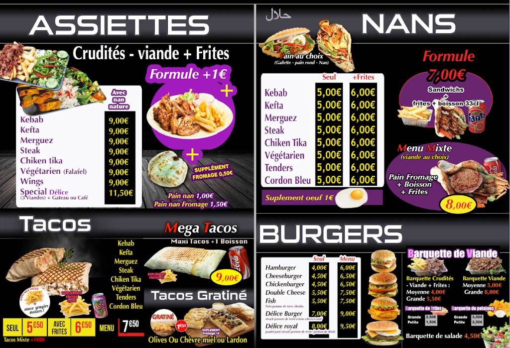 délices de l’Inde Saint-Gaudens - Food group Menu Advertising Food Cuisine