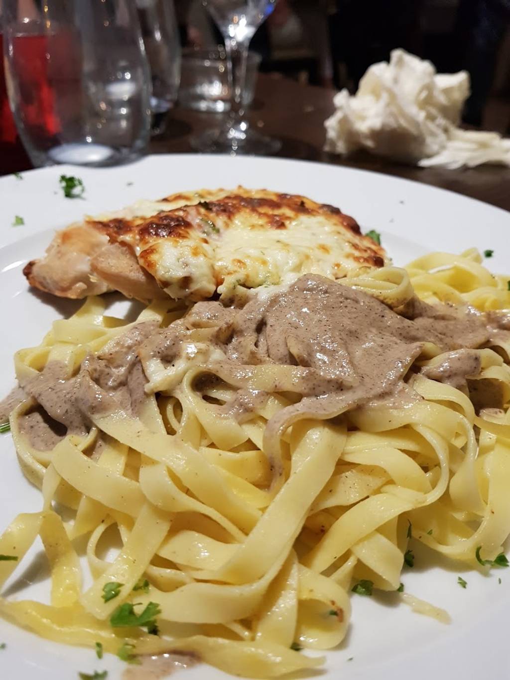 Kou-dé-ta Français Épinay-sur-Seine - Cuisine Al dente Food Dish Tagliatelle