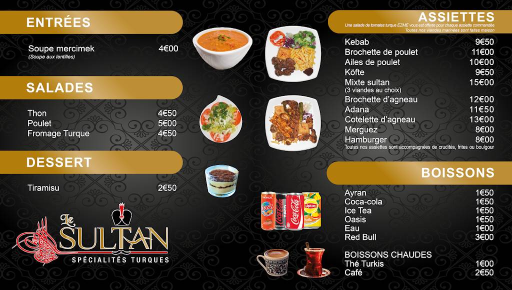 Le Sultan Fast-food Metz - Menu Dish Cuisine Food Comfort food