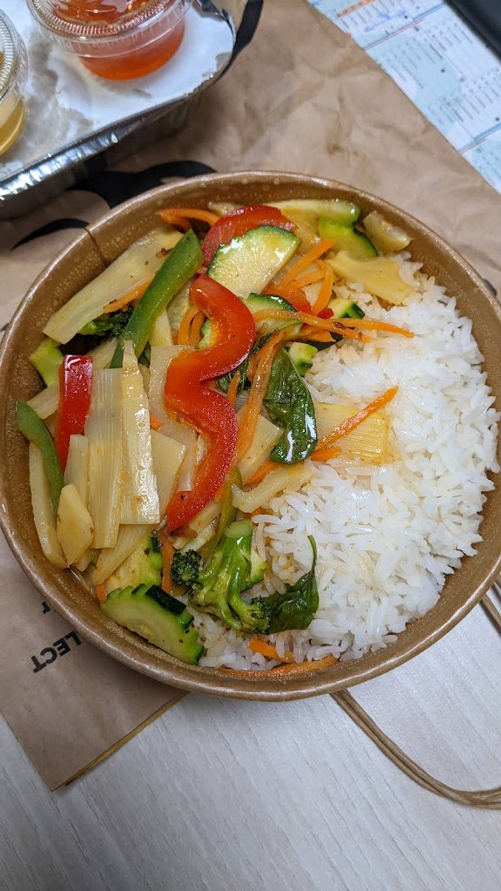 BANGCOOK Boulogne Fast-Good Thaï Boulogne-Billancourt - Food Tableware White rice Staple food Recipe