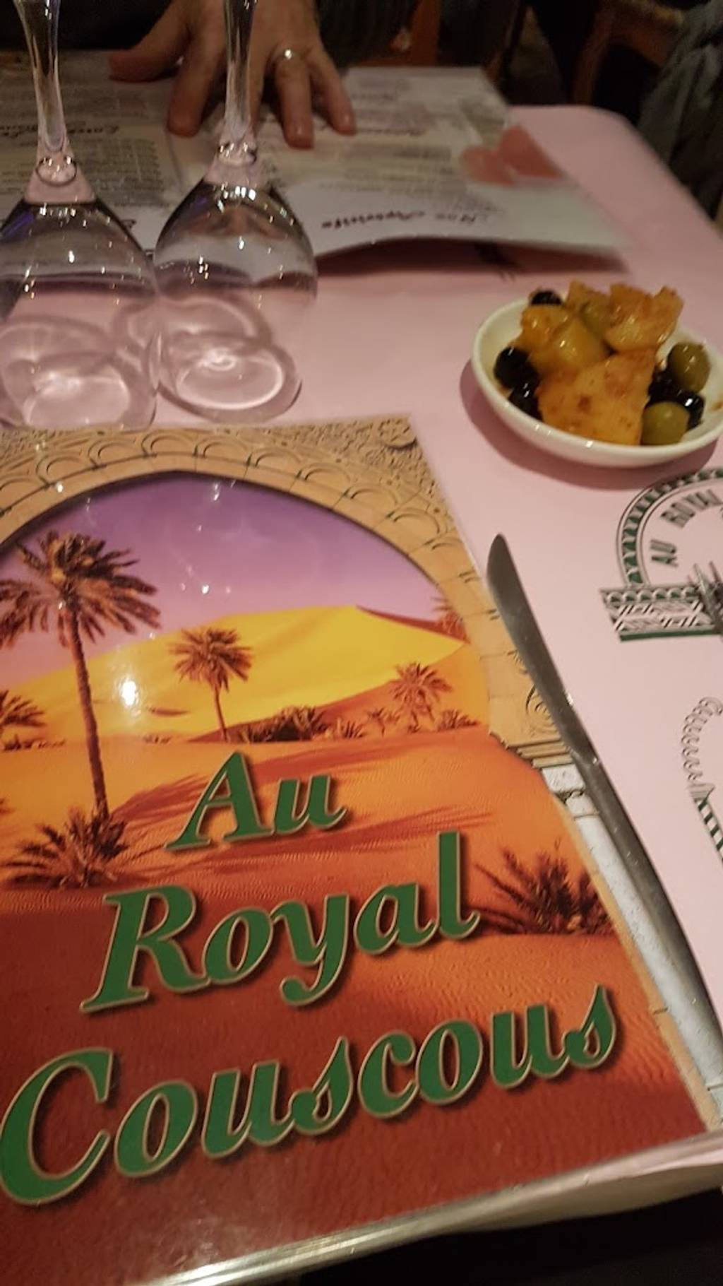 Au Royal Couscous Paris - Publication Book Recipe Tableware Food