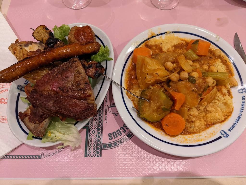 Au Royal Couscous Paris - Food Tableware Ingredient Plate Recipe