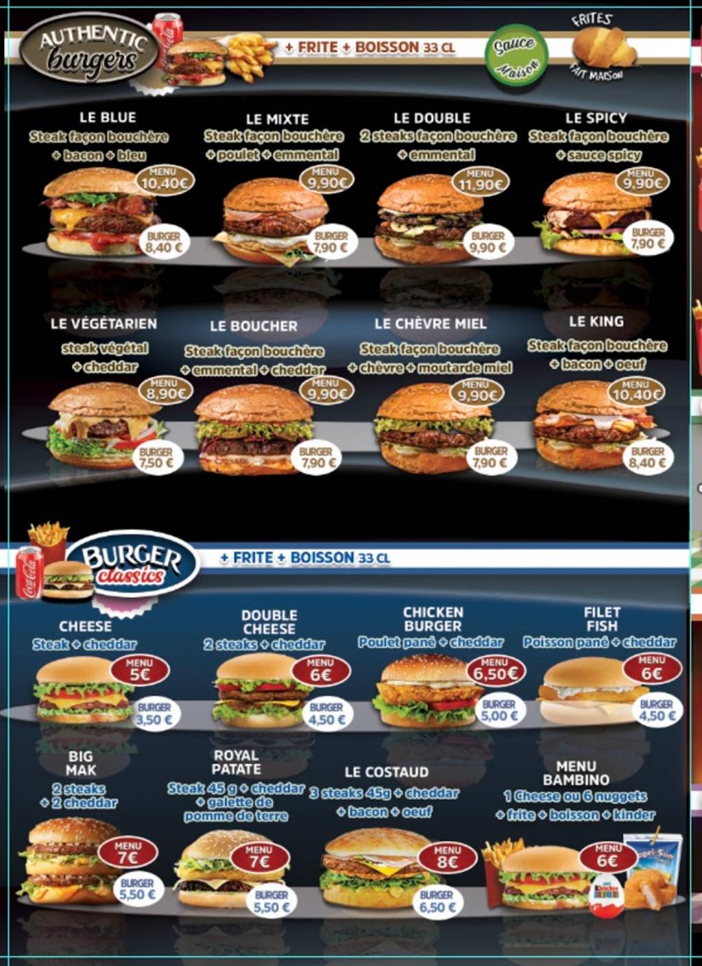 Only Food Burger Versailles - Fast food Food group Menu Food Junk food